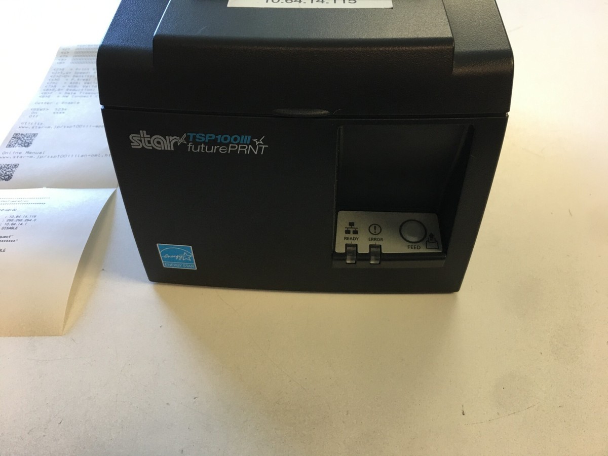 Star Micronics TSP100III Software
